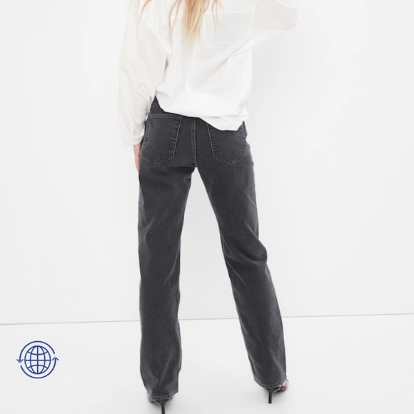 Light gray women’s mid rise, wide leg jeans🤍 - Picture 2 of 3